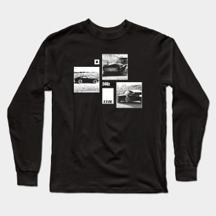 NISSAN DATSUN 240Z FAIRLADY Black 'N White Archive (Black Version) Long Sleeve T-Shirt